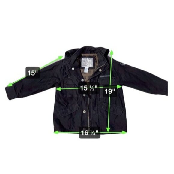 Old Navy Boys Airlift Command Jacket Military Field Coat Hooded Aviation XS Kids - Picture 5 of 7